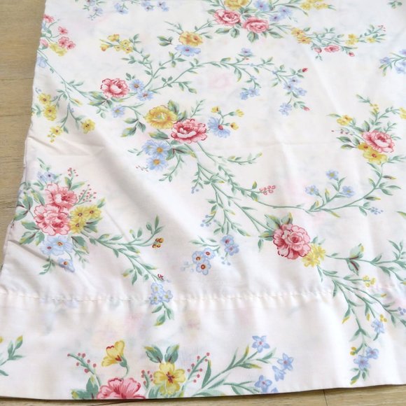 Vintage JC Penny One (1) King Pillowcase Floral Percale USA Made - Picture 9 of 11